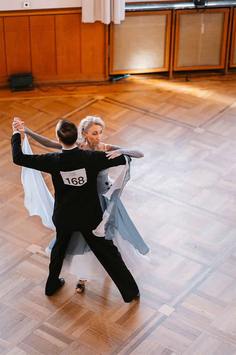 Mit Mr. Sherman Tanzstudio beim Pro-Am-Turnier