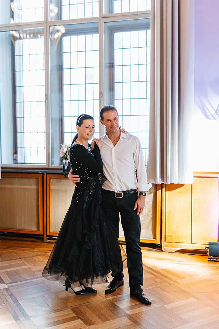 Mit Mr. Sherman Tanzstudio beim Pro-Am-Turnier