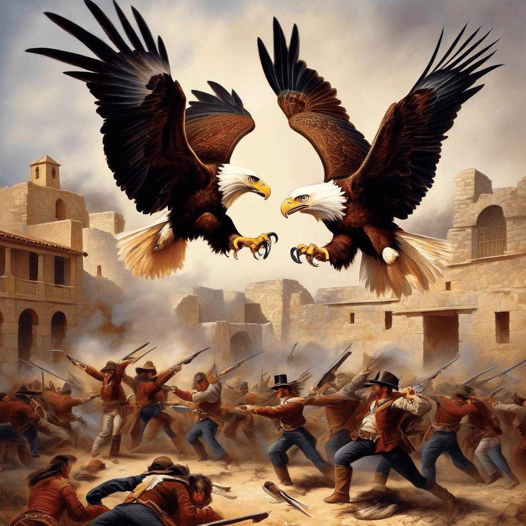 Duel of Eagles: The Mexican and U.S. Fight for the Alamo by Jeff Long
