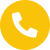 A yellow circle with a black telephone handset icon, resembling a phone button or symbol.