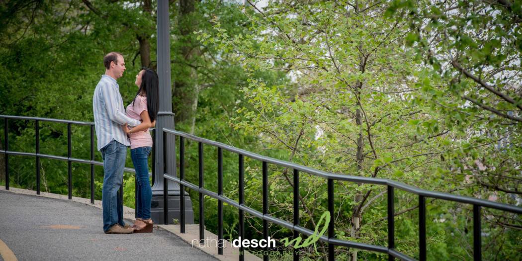 Art Museum Engagement Session by Philadelphia Wedding Photographer Nathan Desch Photography