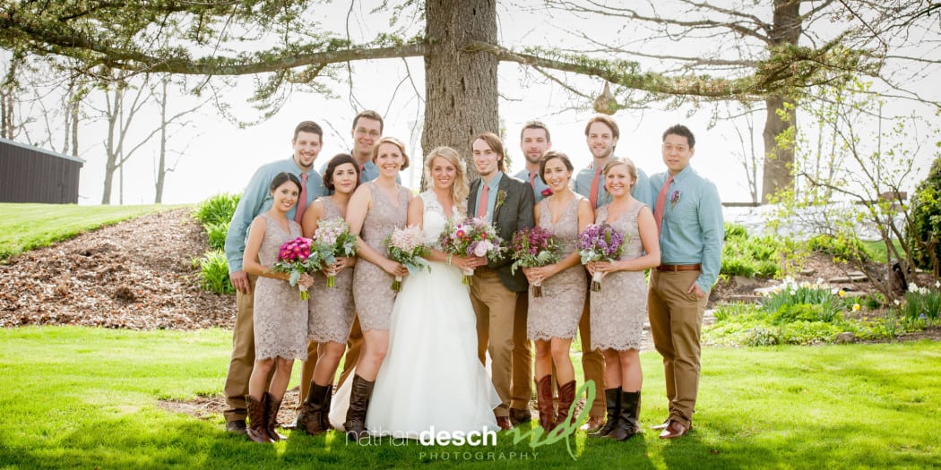 Lakeview Farms Wedding Pictures By York Wedding Photographer Nathan Desch Photography