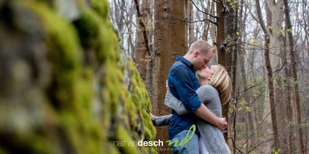 Nolde Forest Engagement Session By Reading Wedding Photographer Nathan Desch Photography