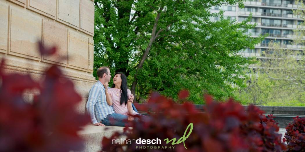 Art Museum Engagement Session by Philadelphia Wedding Photographer Nathan Desch Photography