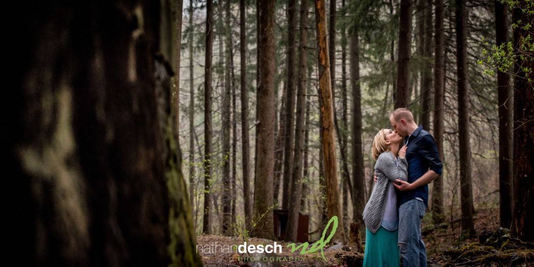 Nolde Forest Engagement Session By Reading Wedding Photographer Nathan Desch Photography