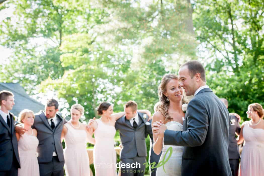 summer wedding at drumore estate