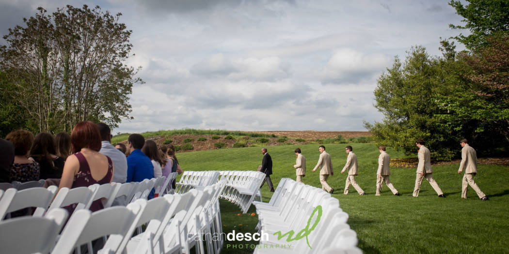 Spring wedding at the Farm at eagles ridge by nathan desch photography