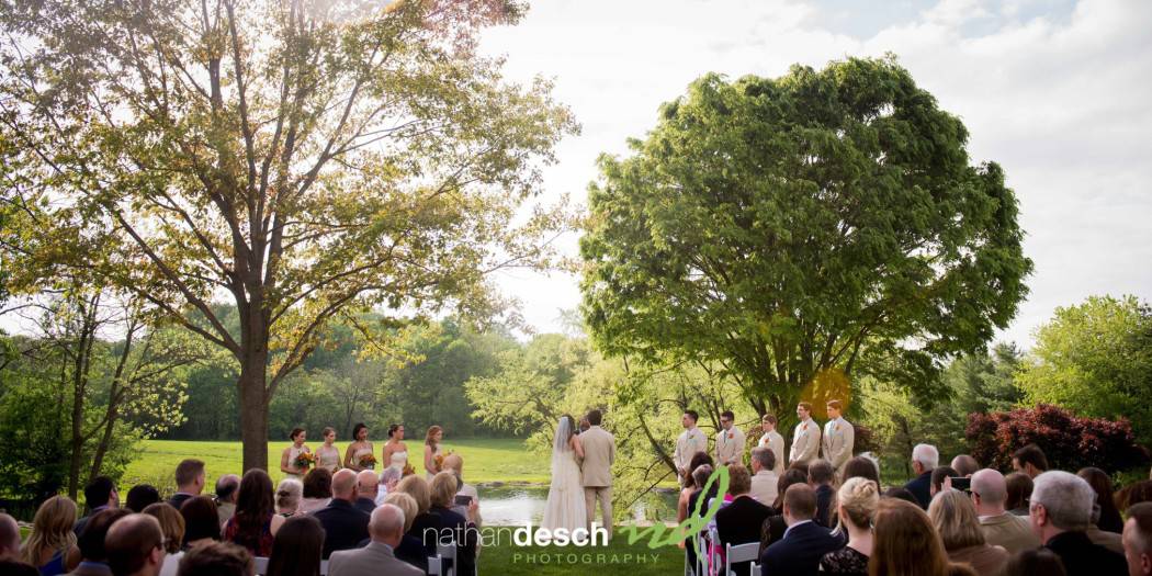 Spring wedding at the Farm at eagles ridge by nathan desch photography