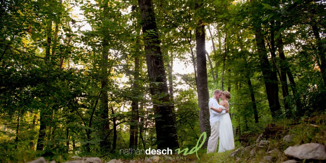 Backyard wedding in Reading pa