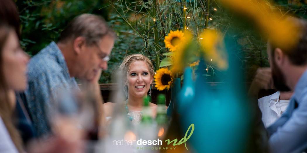 Backyard wedding in Reading pa