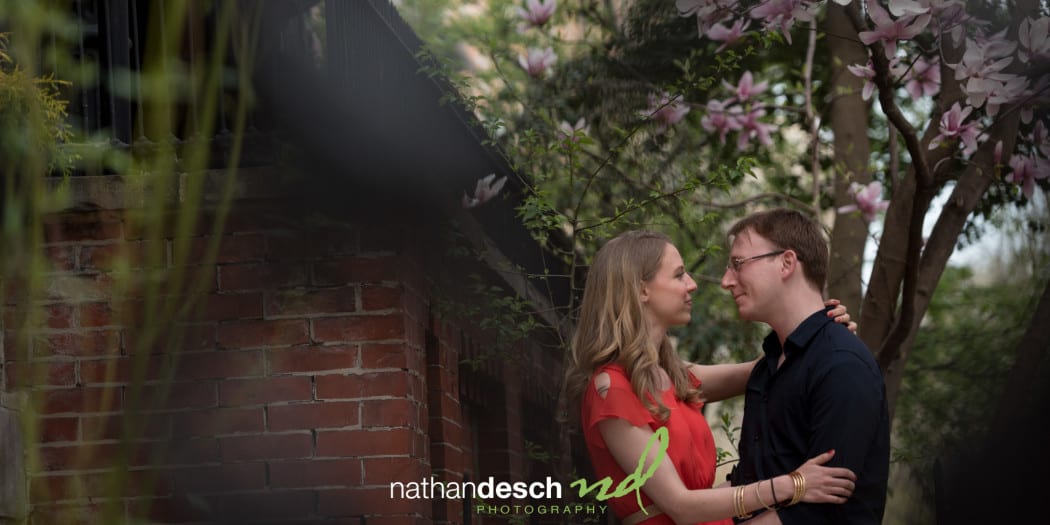 Rittenhouse Square Engagement Portraits