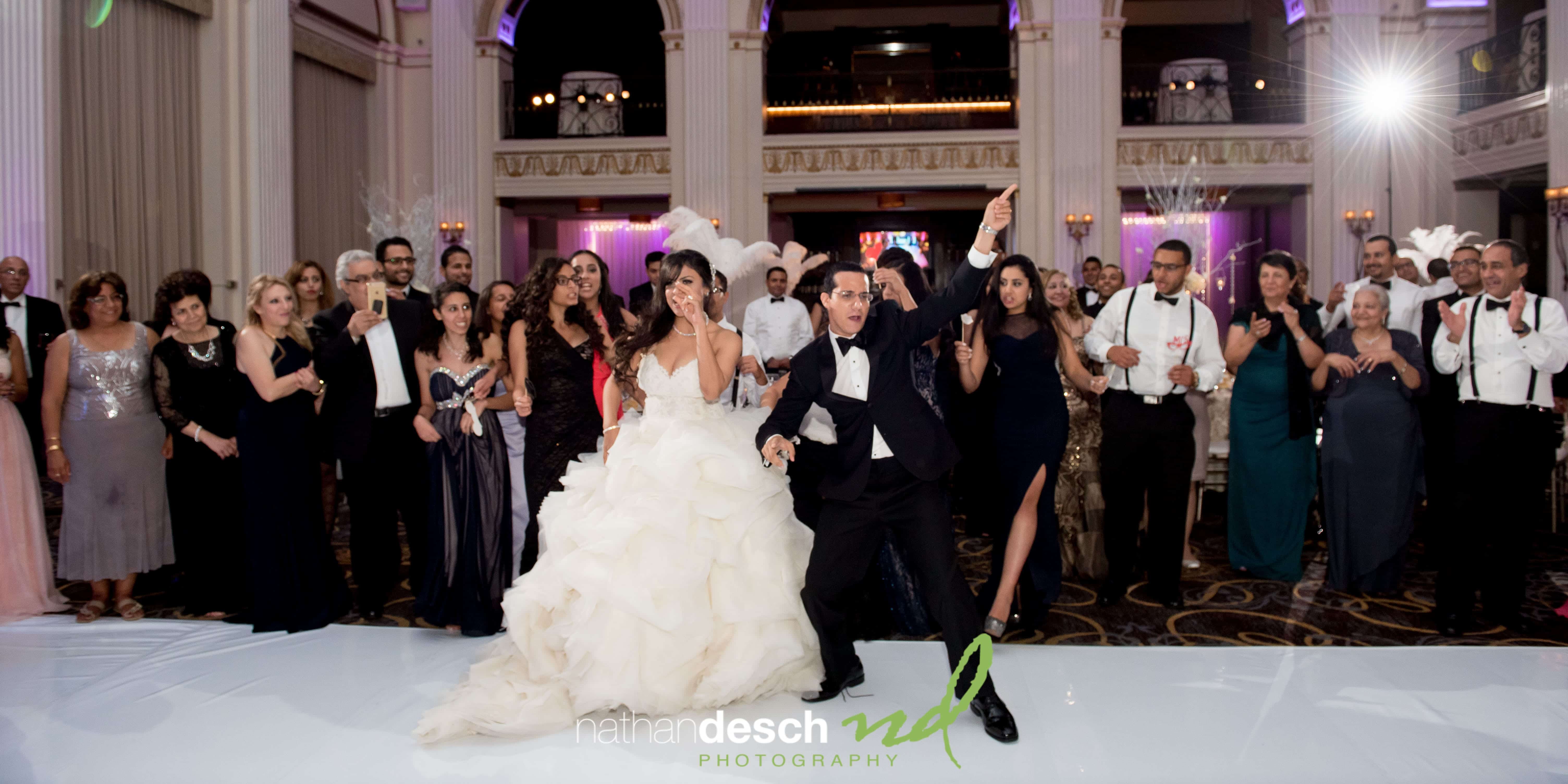 Ballroom at The Ben Wedding Pictures