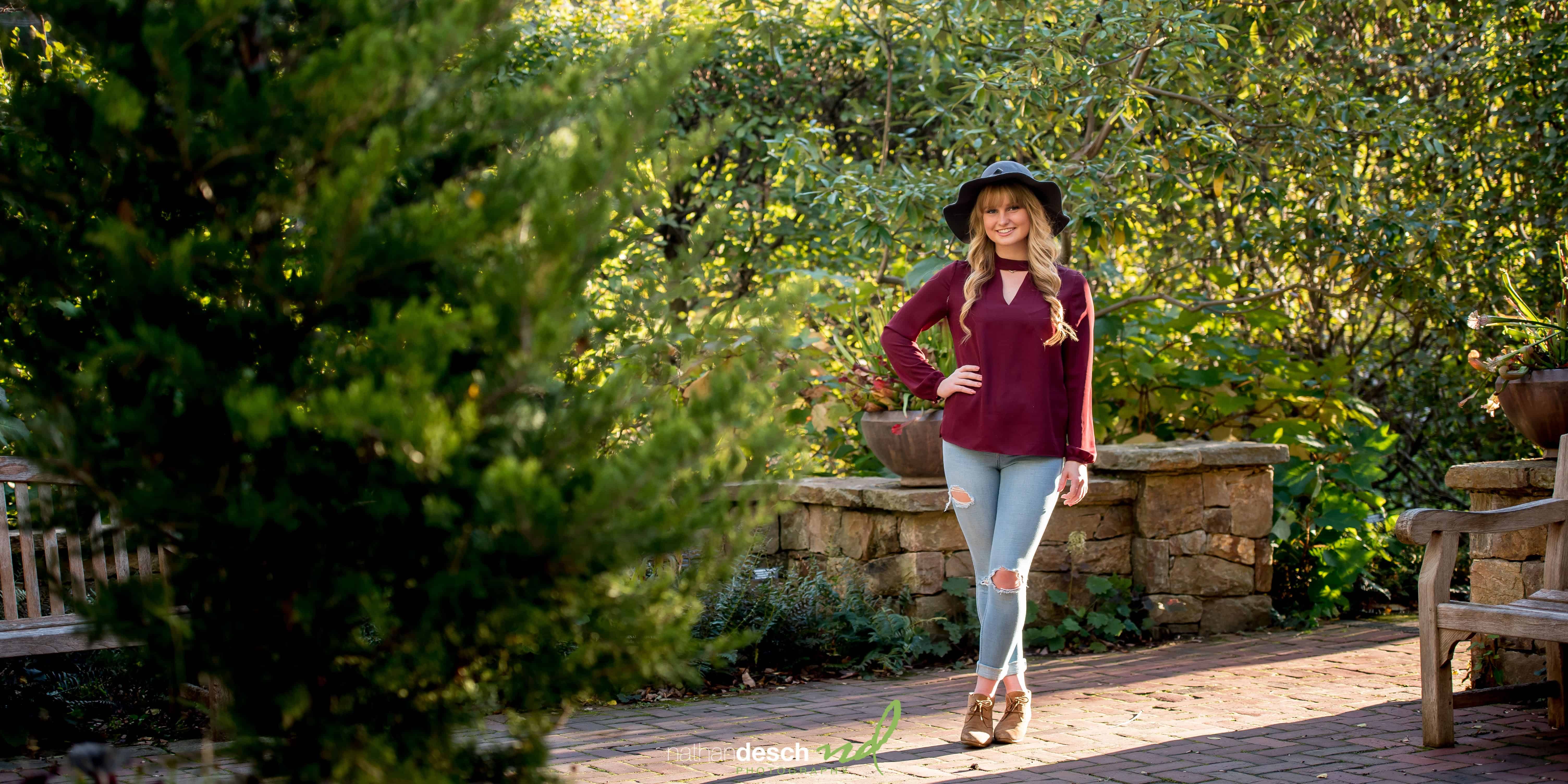 Longwood Gardens Senior Pictures