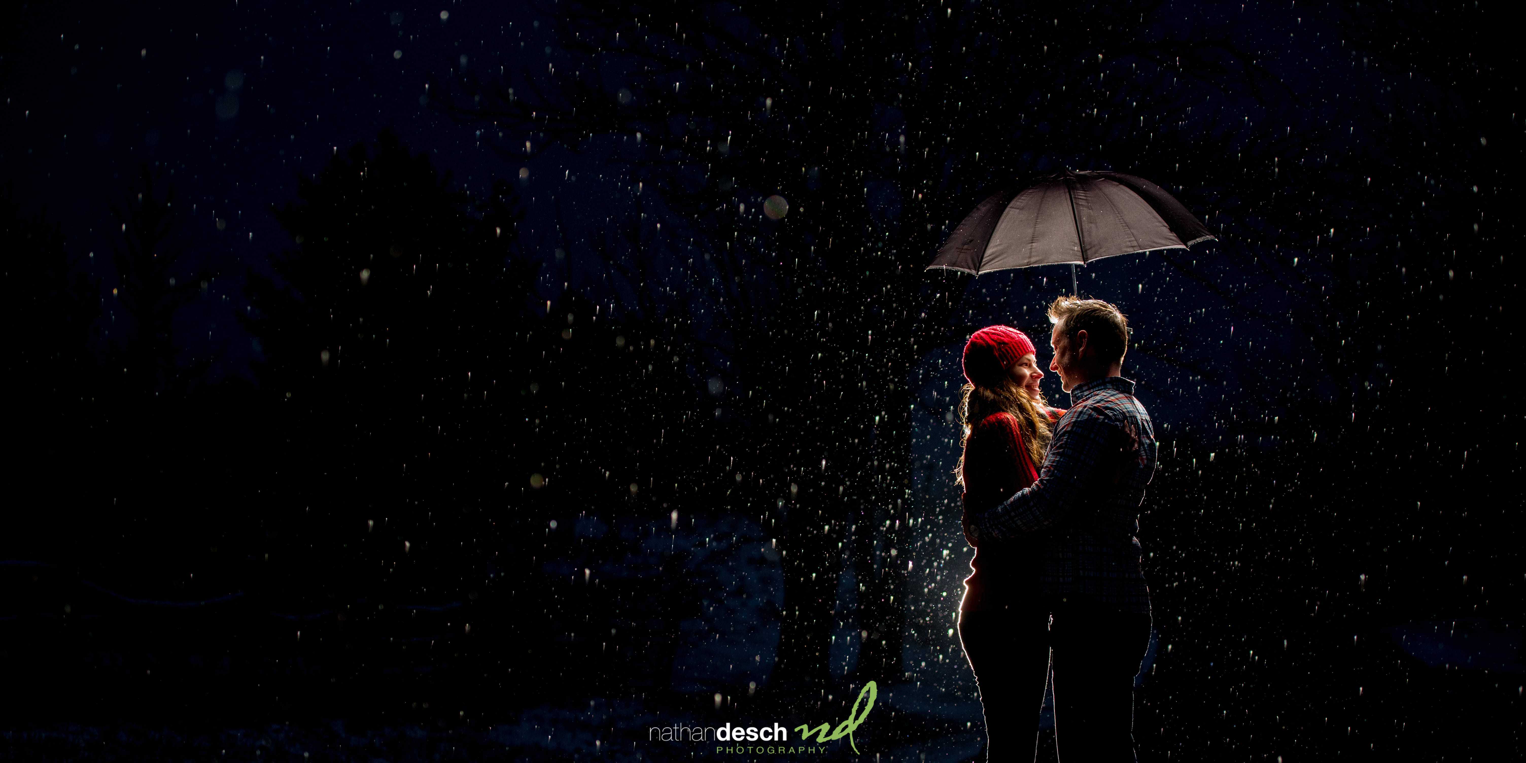 Snowy Engagement Session