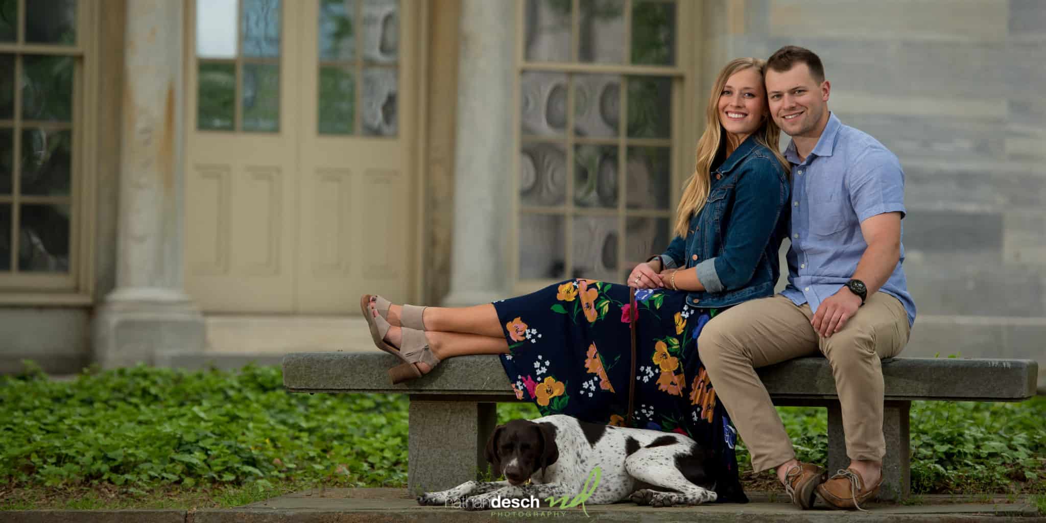 Engagement pictures in old city