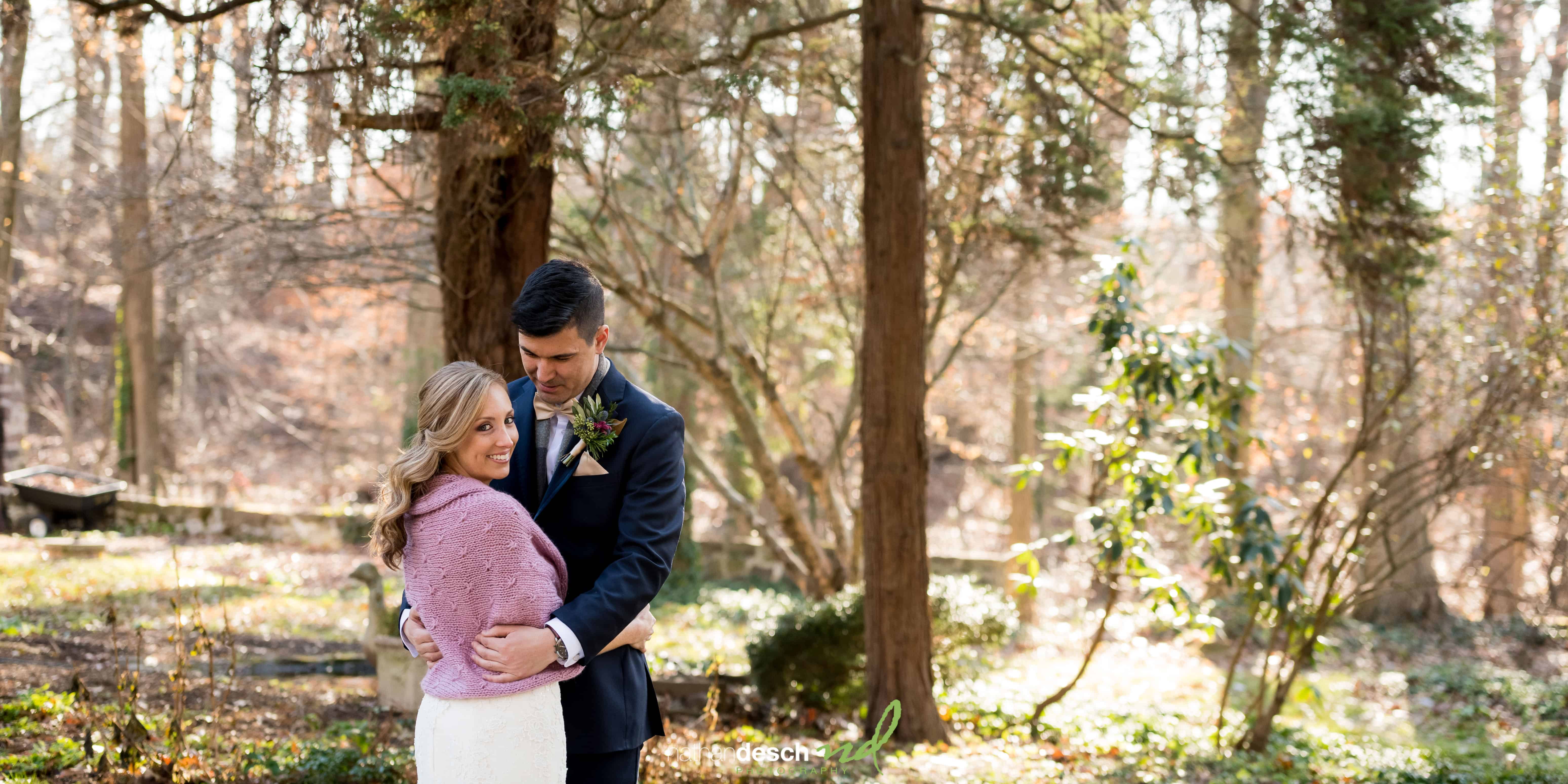Wedding Pictures at Barn on Bridge