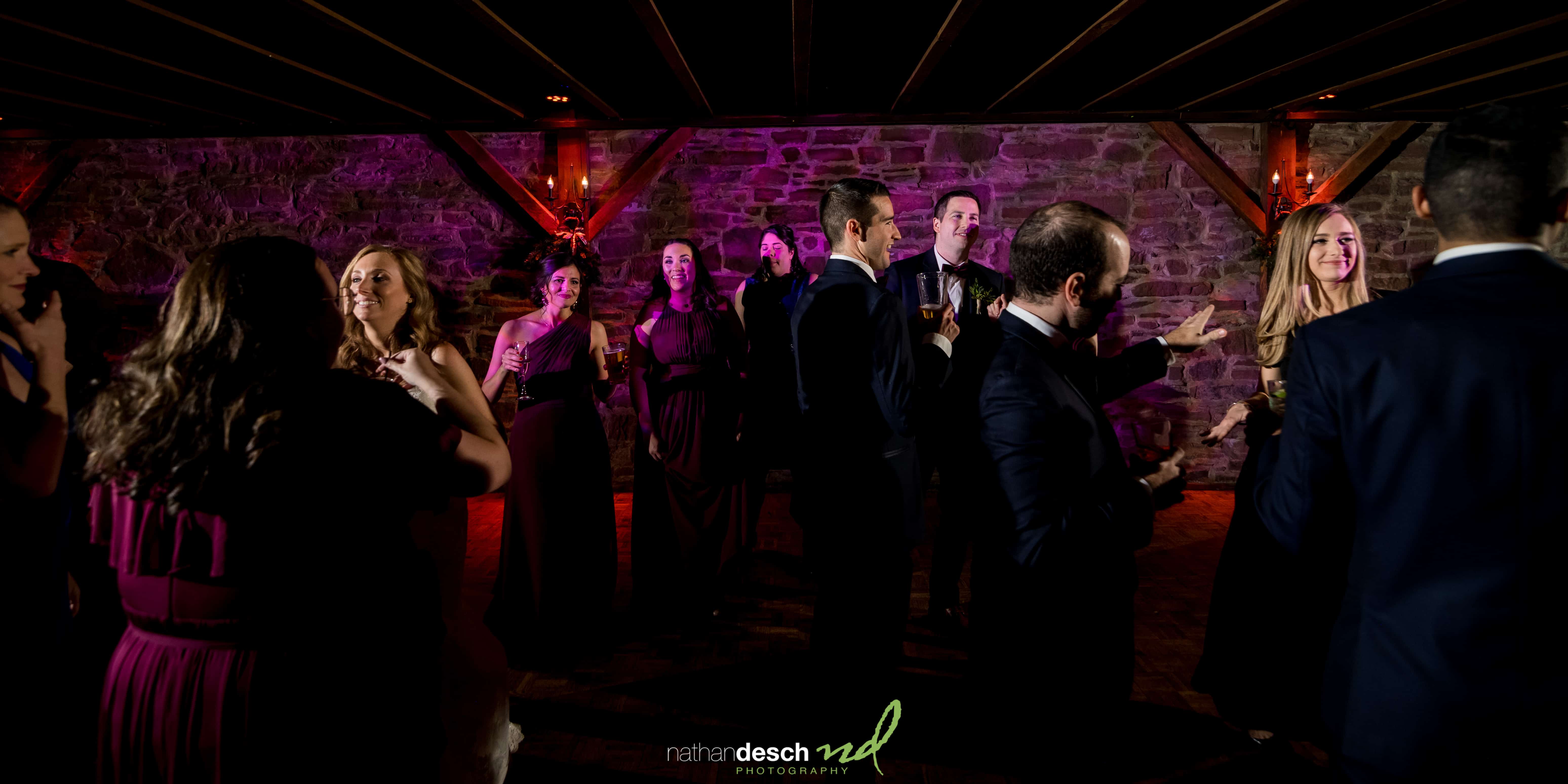 Barn on Bridge Wedding Pictures