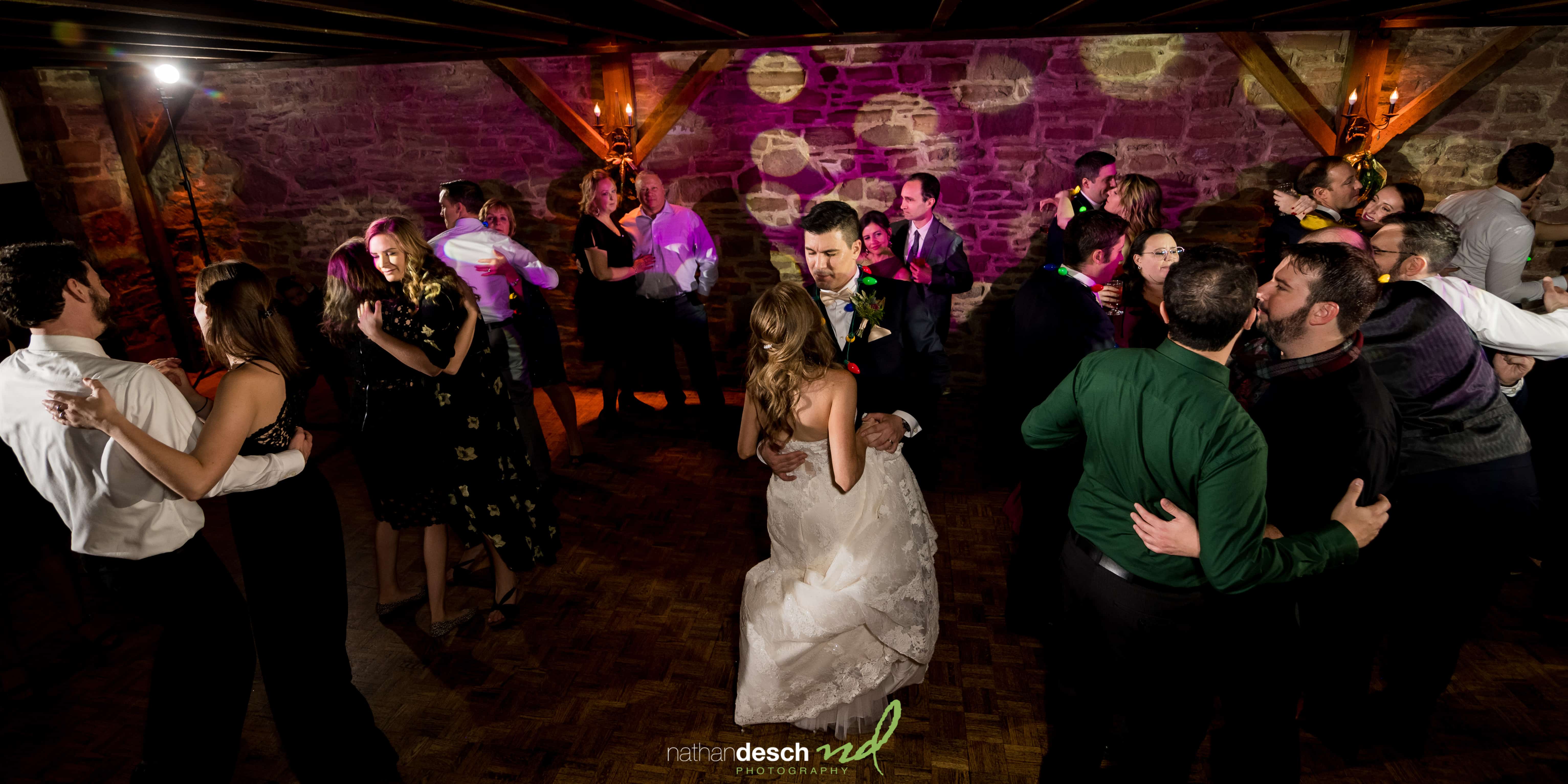 Wedding Pictures at Barn on Bridge
