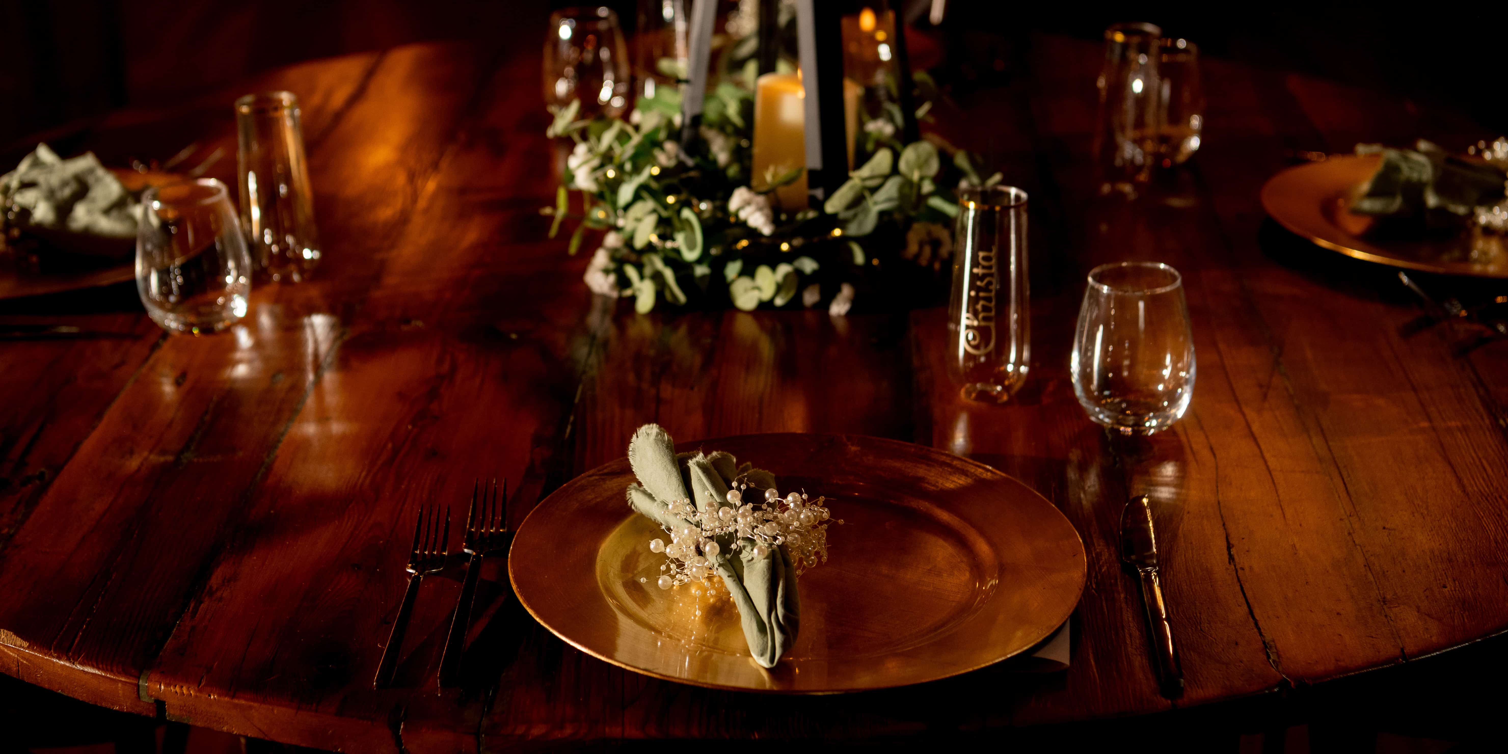 Wedding detail shot