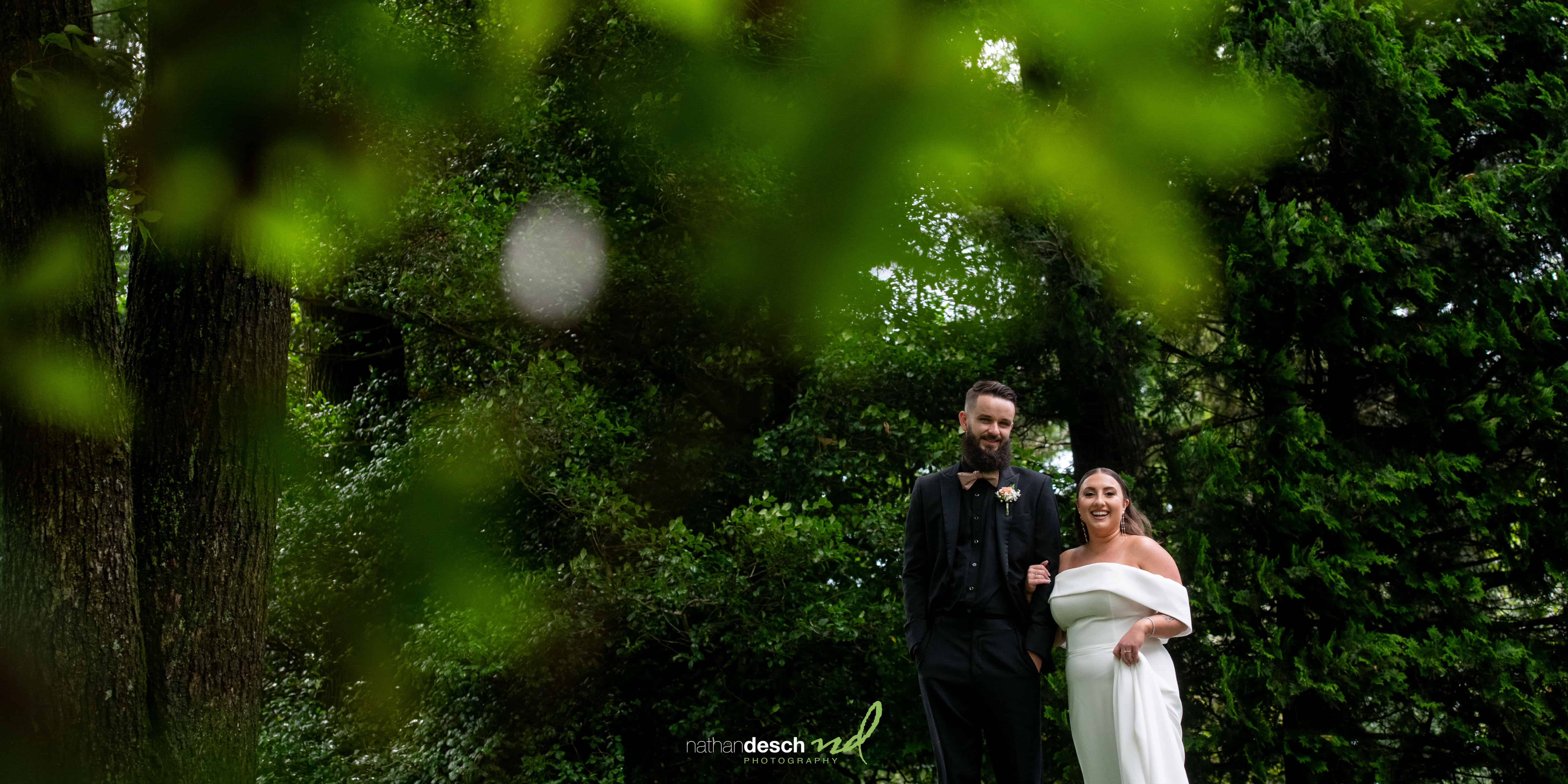 portrait with trees