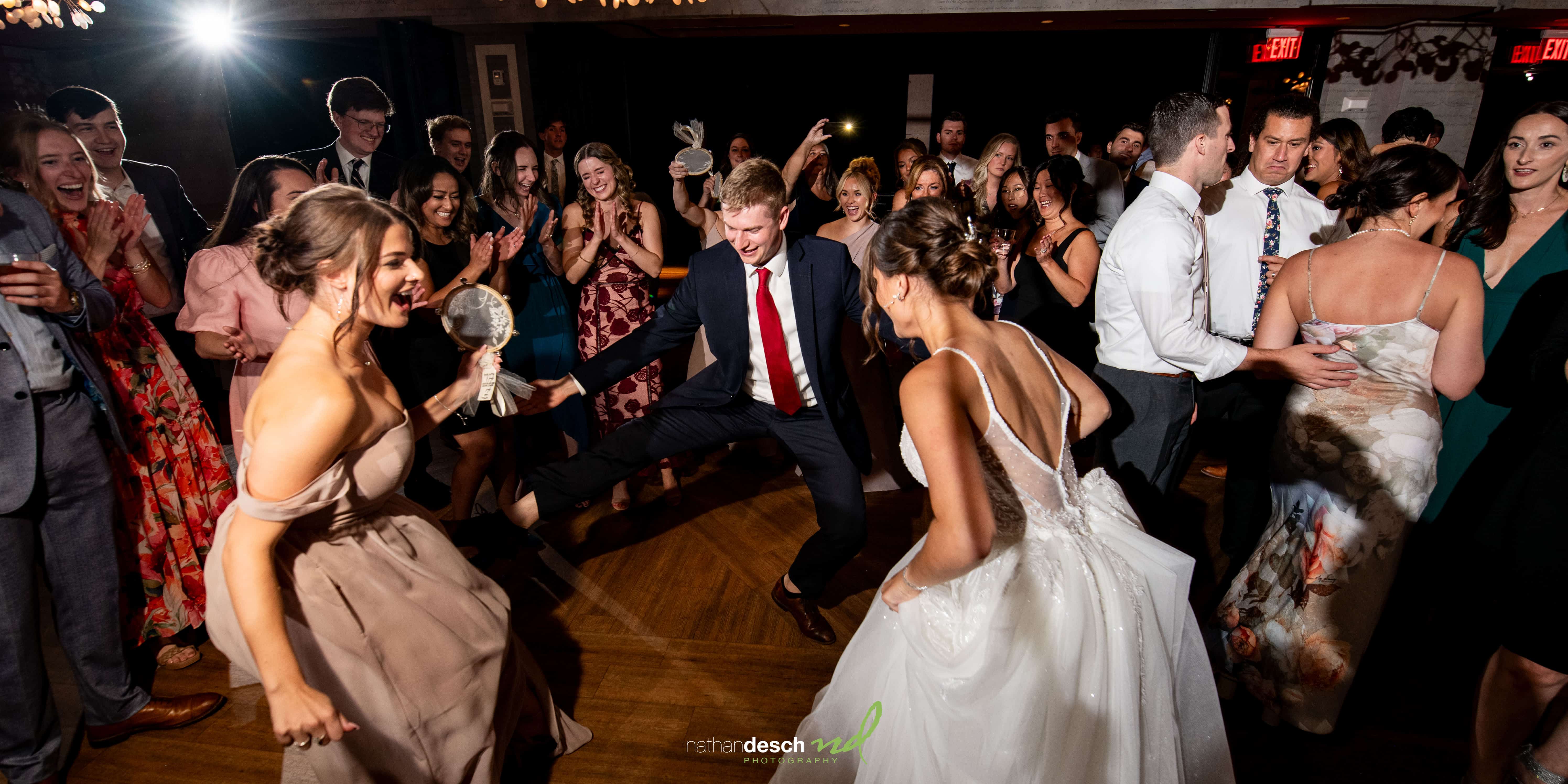 Dancing at reception