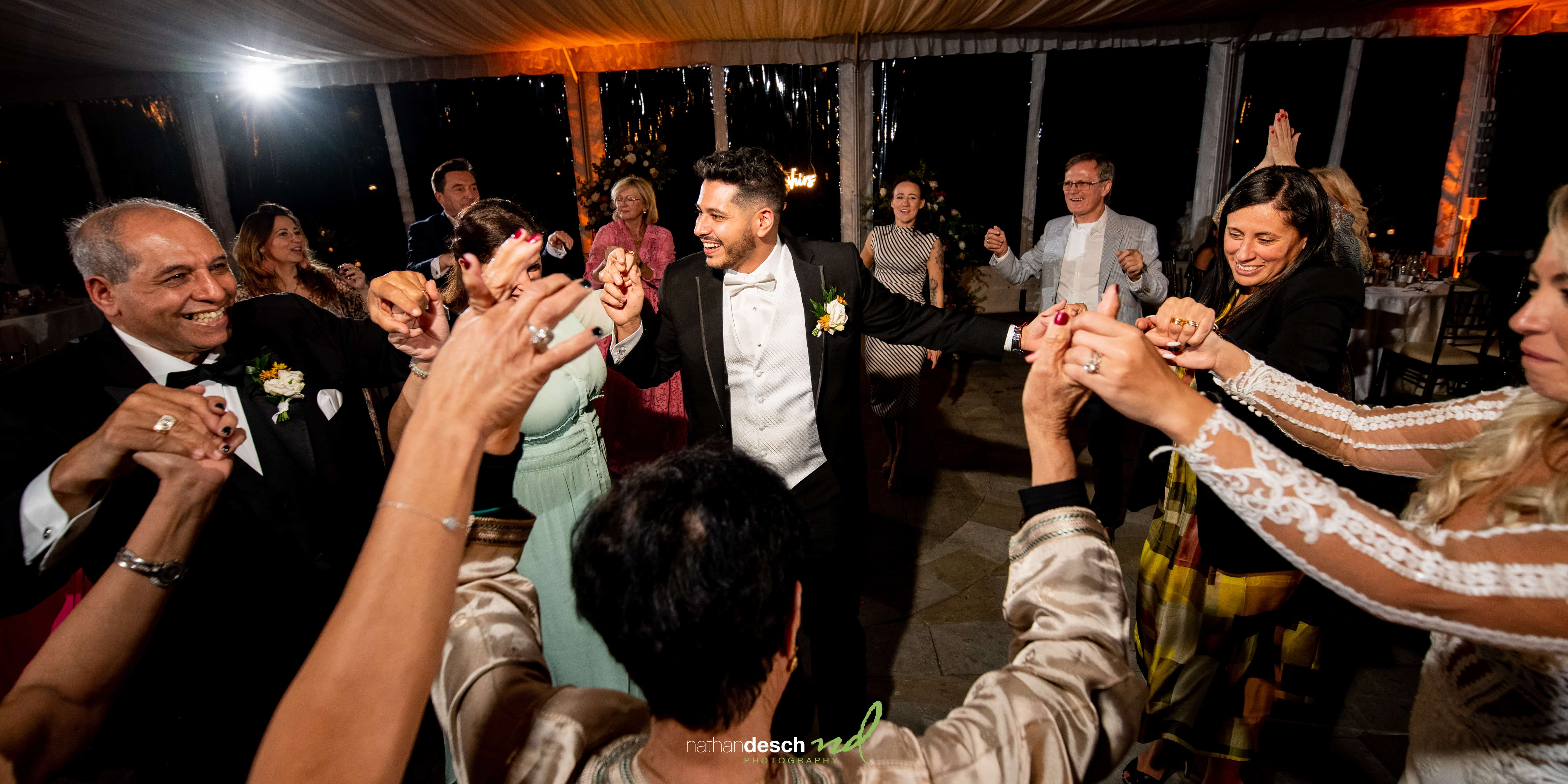 Dancing at a reception