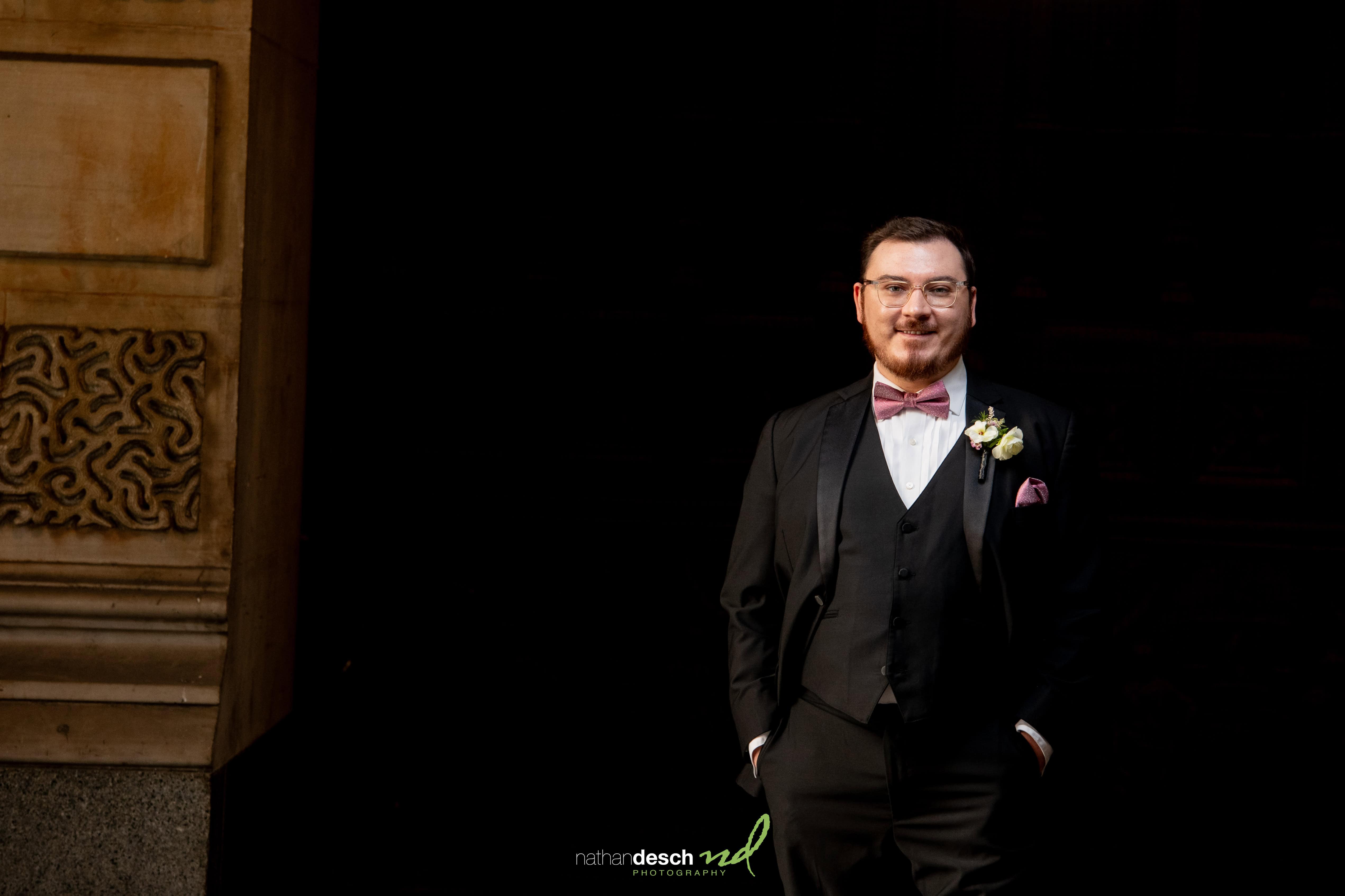 groom portrait