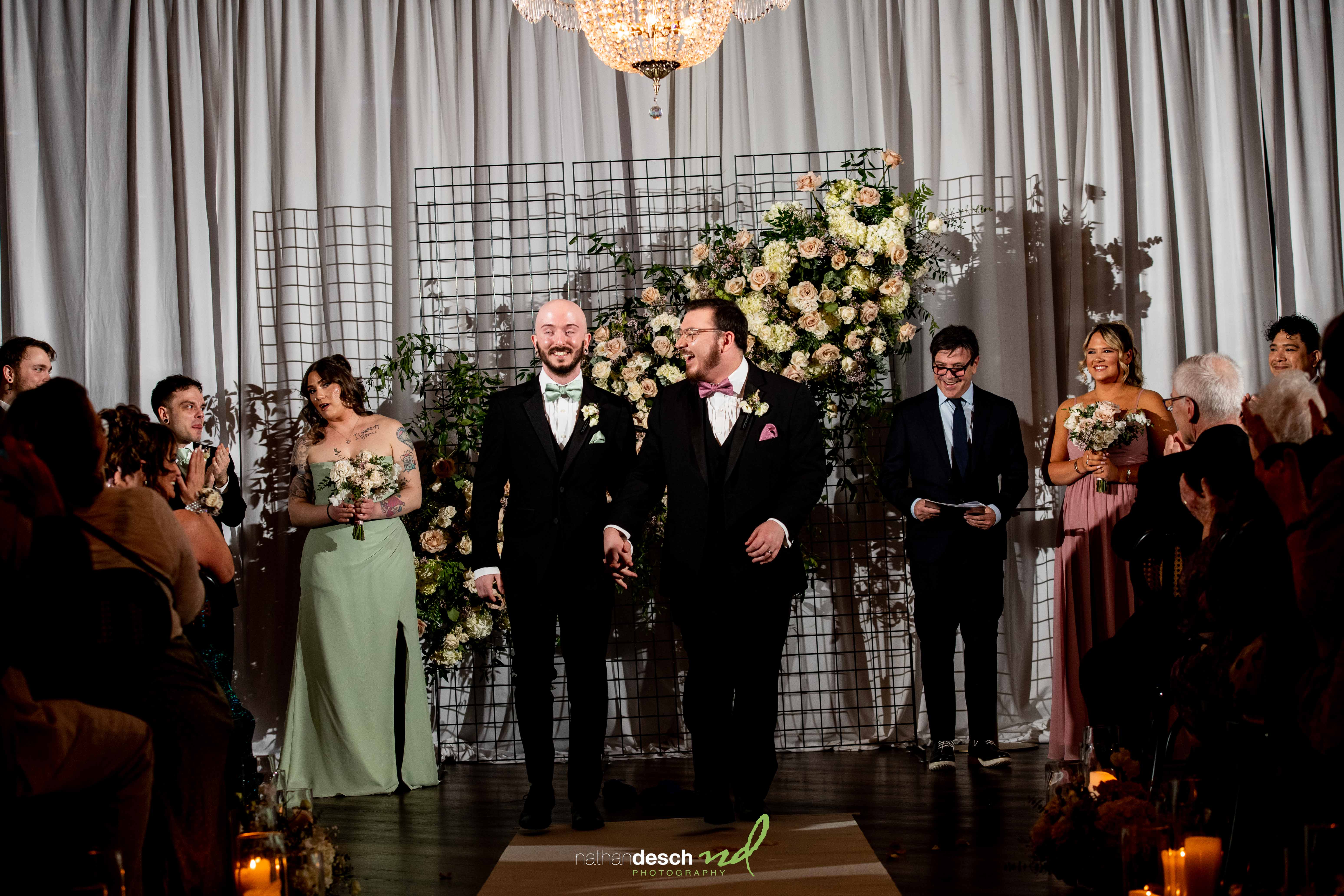 newly married grooms