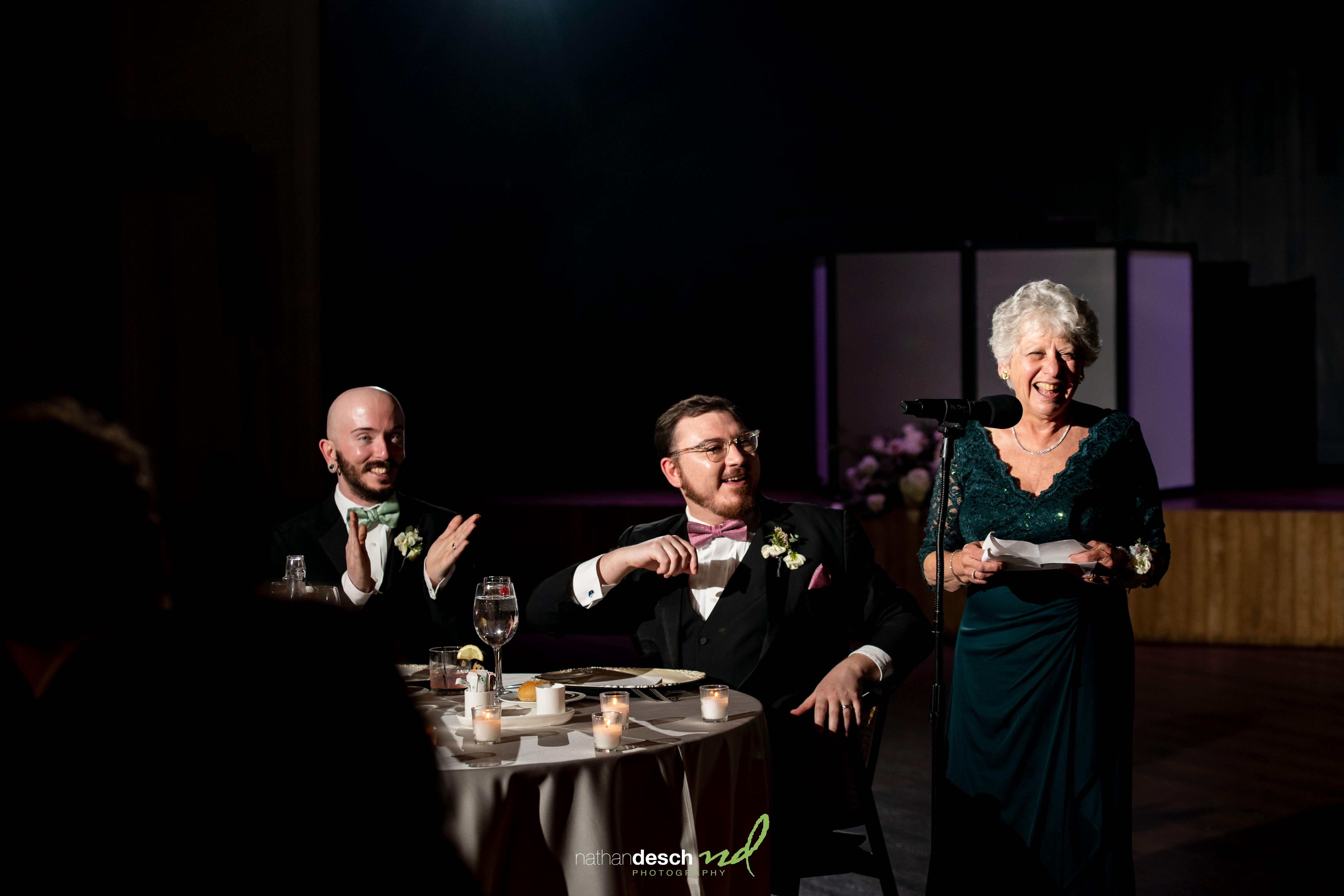 toast at wedding