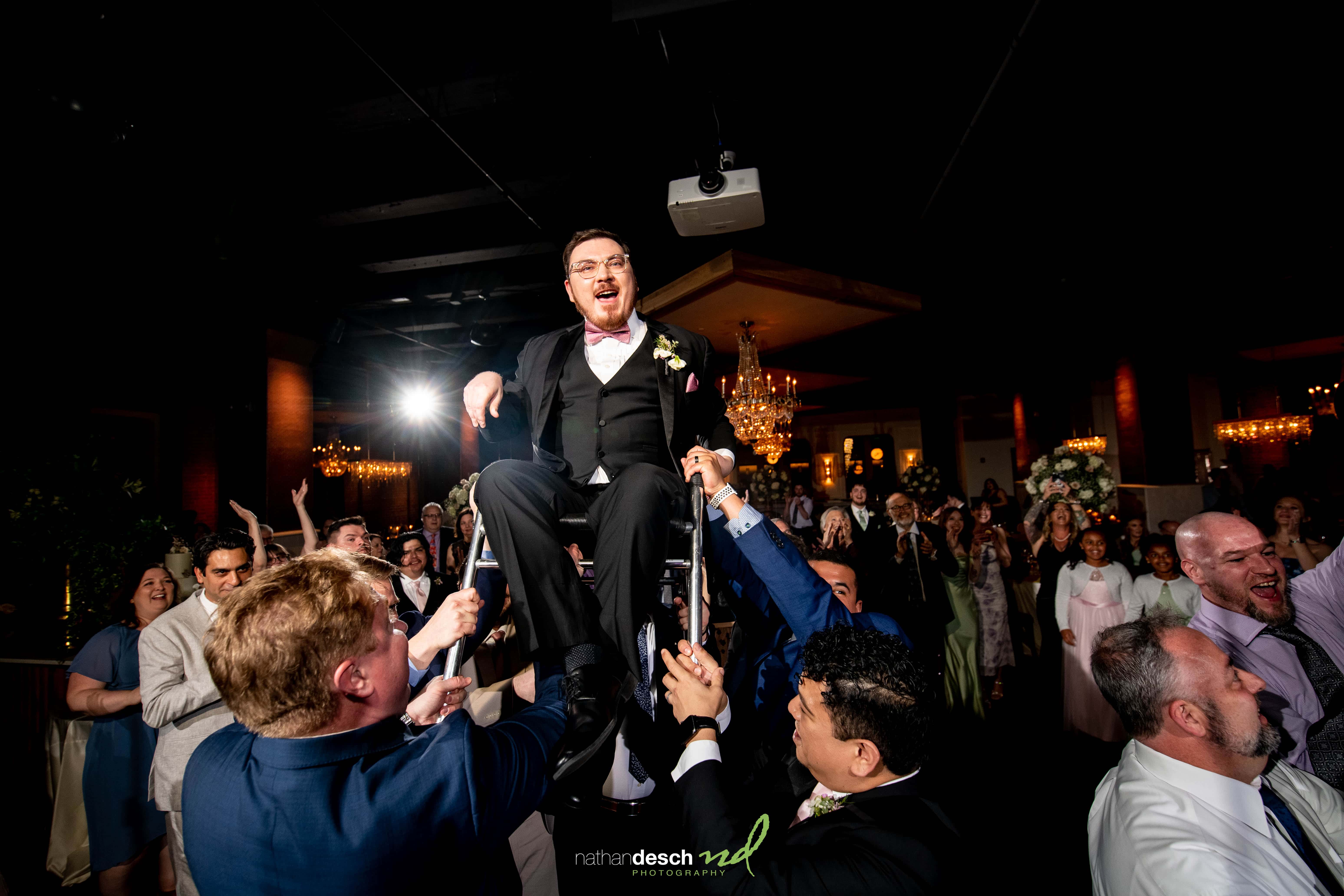 hora with groom