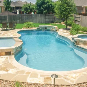 Northern Colorado Pools' Caribbean design offers an easy-care backyard getaway with quality and comfortable relaxation.