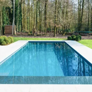Northern Colorado Pools’ The Cube™ with Cover offers a simple, stylish pool for a relaxing, easy-care backyard retreat.
