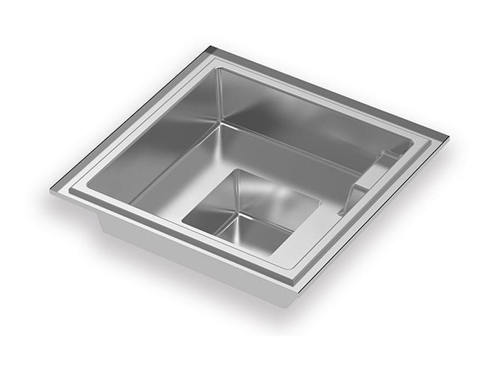 Northern Colorado Pools offers a modern, stainless steel kitchen sink ideal for stylish, functional kitchens.