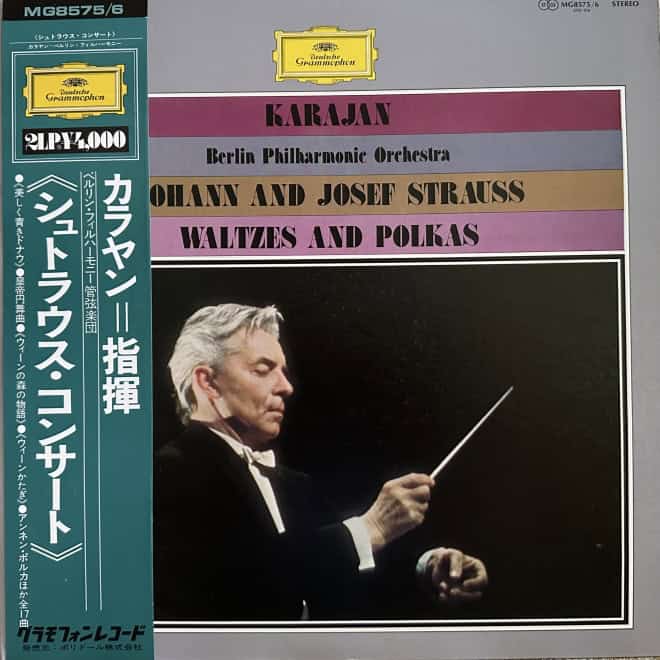 Johann And Josef Strauss, Karajan, Berlin Philharmonic Orchestra – Waltzes And Polkas