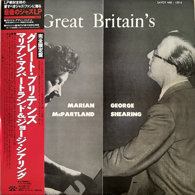 Marian McPartland / George Shearing ‎– Great Britain's