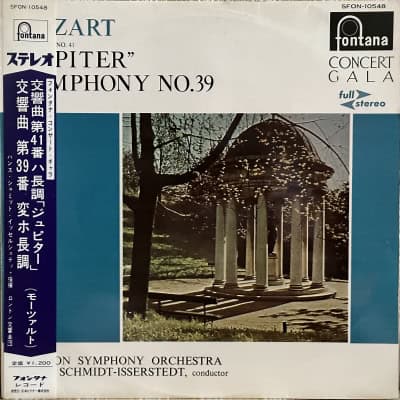 Mozart / London Symphony Orchestra, Hans Schmidt-Isserstedt – Jupiter-Sinfonie, KV 551. Sinfonie Nr. 39, KV 543