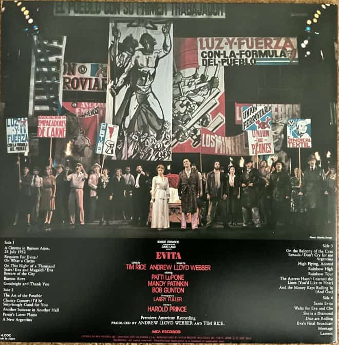 Andrew Lloyd Webber And Tim Rice ‎– Evita - imagine 3