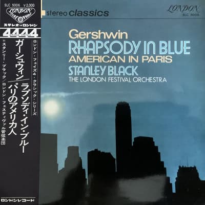 George Gershwin – Stanley Black , Piano And Conducting The London Festival Orchestra ‎– Rhapsody In Blue / American In Paris