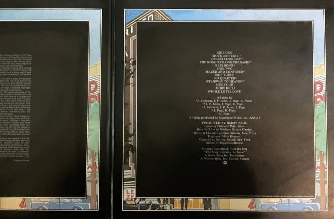 Led Zeppelin ‎– The Soundtrack From The Film The Song Remains The Same - imagine 4