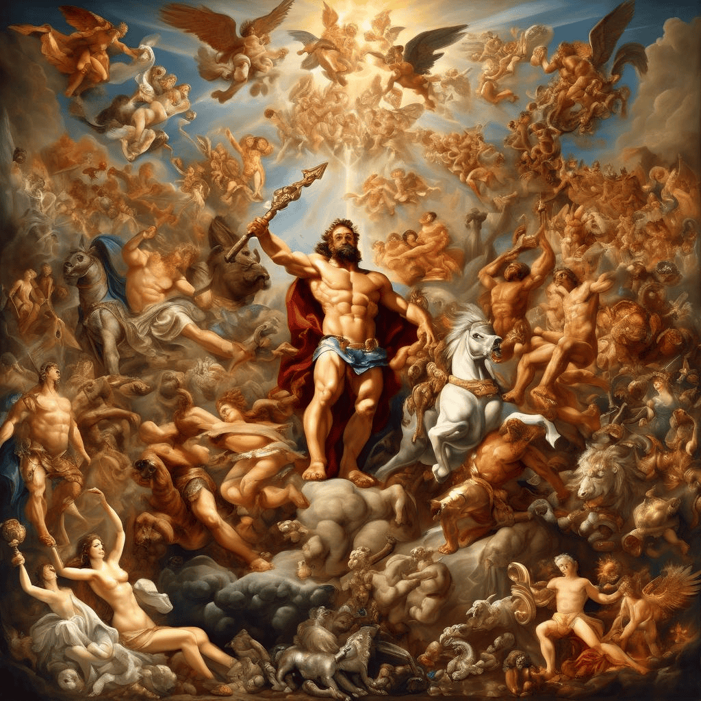 Deeds of Hercules and His Apotheosis – Andrea Pozzo
