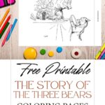 The three bears coloring pages.