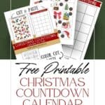 Christmas Countdown Calendars Free Printable - Once Upon A Printable
