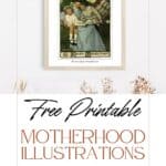 Illustrations of scenes of Motherhood by Jessie Willcox Smith.