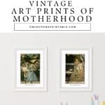 Illustrations of scenes of Motherhood by Jessie Willcox Smith.