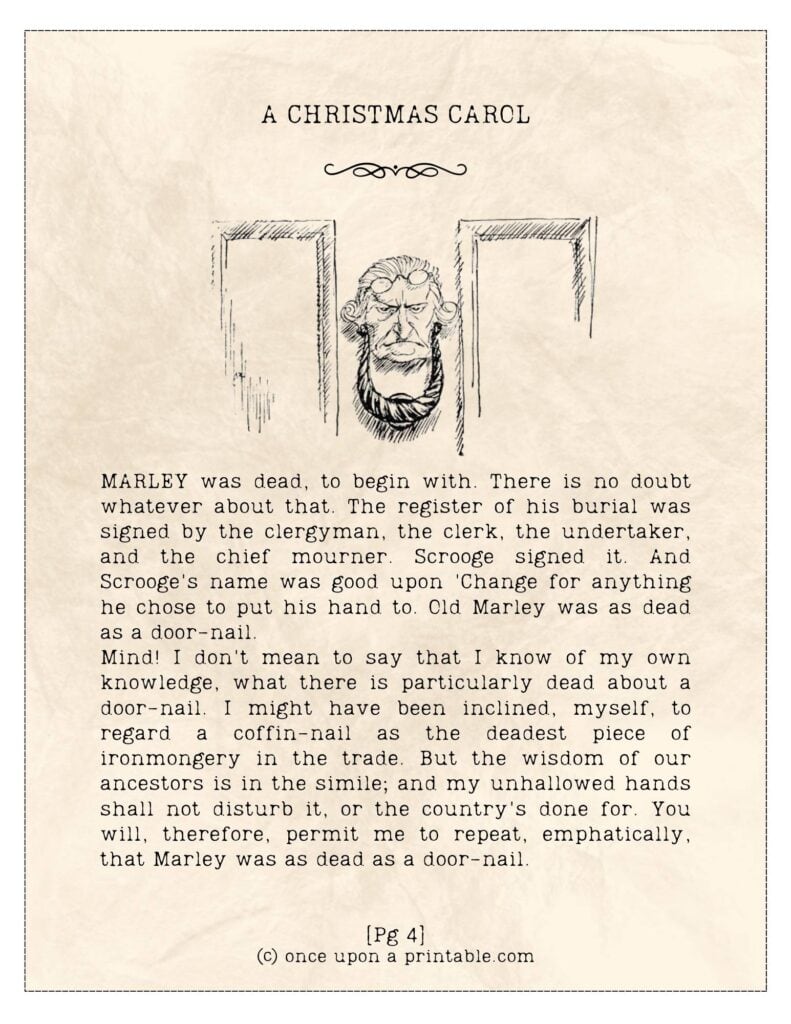 A christmas Carol wall art quotes.