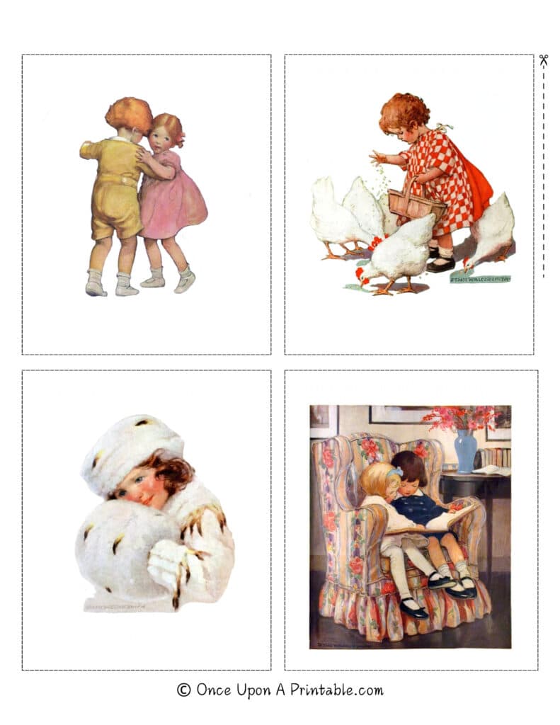 Jessie Willcox Smith illustrations of Mothers and children from the magazine Good Housekeeping.