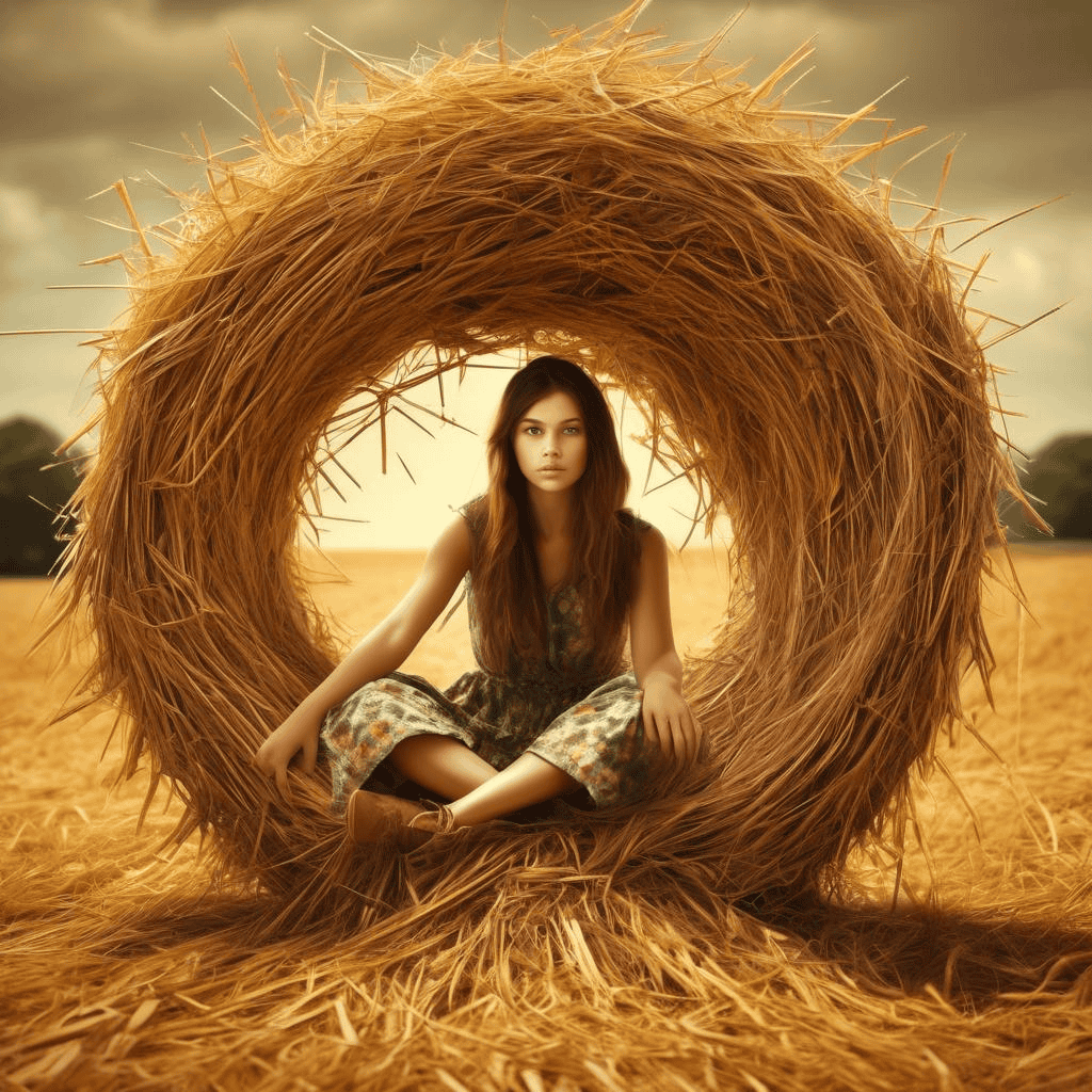The Girl in the Haystack by Bryon MacWilliams