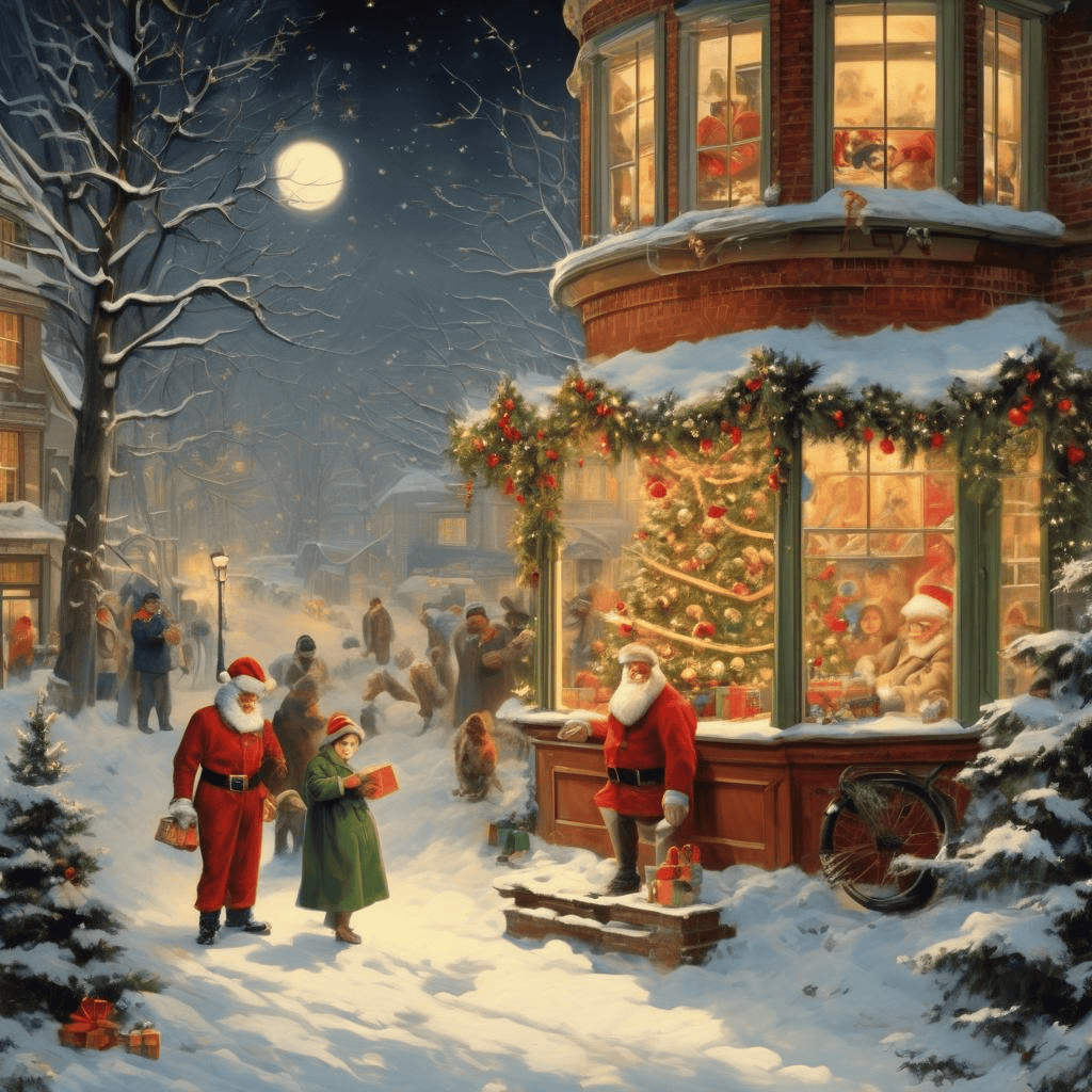 Christmas Eve, 1914 by Charles Olivier