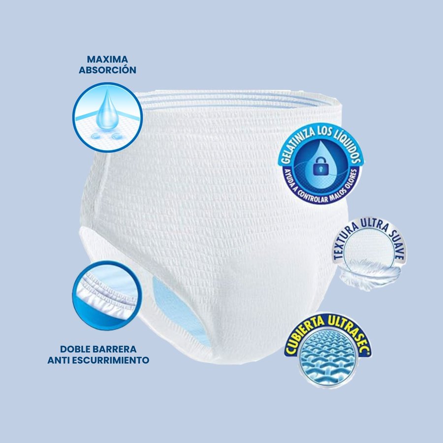 Pañales Desechables Tipo Calzón Para Adulto – 50 unidades – Disponible ...