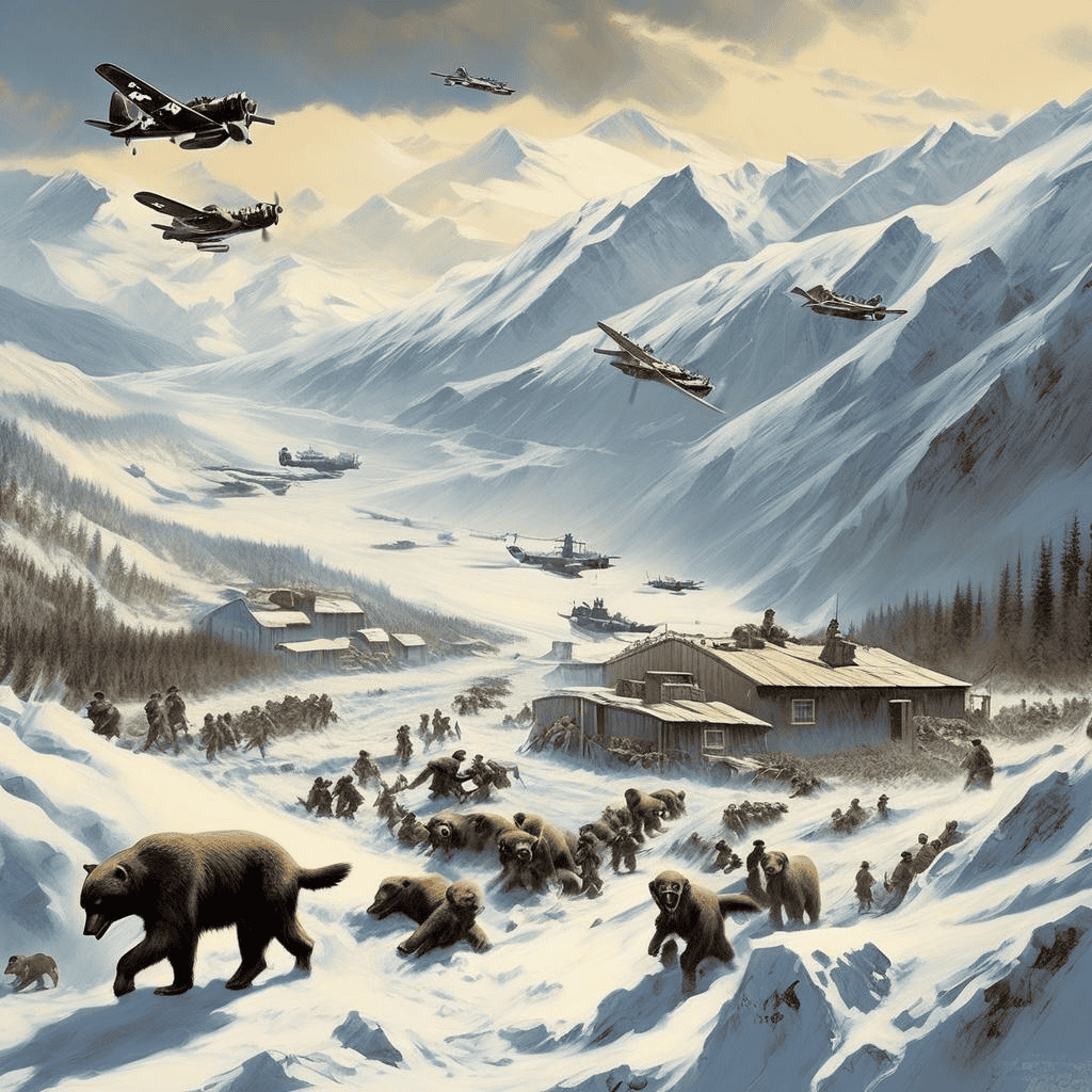 The Thousand-Mile War: World War II in Alaska and the Aleutians by Brian Garfield